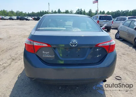 2014 Toyota Corolla Le из США, поврежденный, VIN 2T1BURHE3EC149050